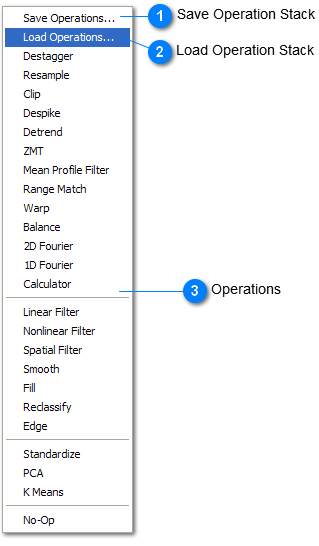 4.2.3 Operations Menu