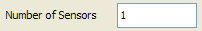 6. Enter Number of Sensors